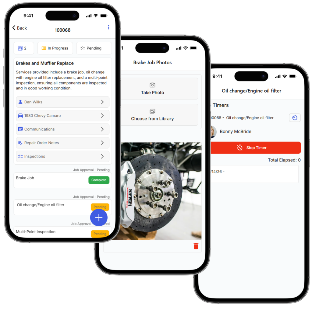 Eliminate idle time and communication gaps by putting assigned work orders and active job statuses directly in your technicians' hands.